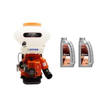 이엑스파워 EDS-420+엔진 오일 2개 세트 비료살포기 농약 송풍기분제 입제 저소음 초경량 배부식 분무기