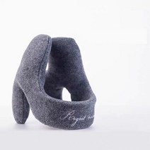 남자 직모 뜨는머리 옆머리 누르기 다운핏 헤어밴드, 그레이
