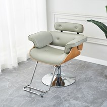 미용실의자 메이크업의자 업소용의자 미용전동의자 특수 들어올릴 수 있는 머리 절단 그물 빨간 이발사 미용, 페달이 있는 밝은 회색 은색 섀시, 공식 표준