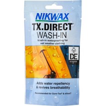 닉왁스 닉왁스TX. 아웃도어 장비용 다이렉트 워시인 방수재입니다. 방수 원단의 통기성과 발수성을 안전하게 살려줍니다. GoreTex Sympatex 및 이벤트에 권장됩니다., White