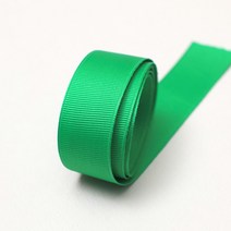 엔소엔 골지리본 골직 선물포장리본끈 25mm 롤, 골지34초록색 45M 1롤