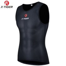 베이스레이어 스키복 보드복 골프 이너레이어 X-Tiger Mens Cycling Base Layers MTB Bike Cool Mesh Superlight Vest Breathab