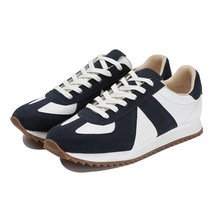 커스텀에이드 리퍼블릭 4cm 소가죽 러너 독일군 스니커즈 헤이즈(CR0036NV)