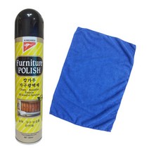 furniture polish캉가루가구광택제+손걸레40x40, 1개