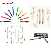 유성볼펜 볼펜 모나미 153플라워볼펜 올리카 만년필, 상품선택, 선택13 리필 잉크카드리지 -퍼플