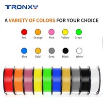 프린트보드 필라멘트 Tronxy PLA 3D 1.75mm 1kg FDM 프린터용 막힘 없음 부드러운 인쇄 재료 친환경 소재114100, [02] White PLA 2KG, 02 White PLA 2KG