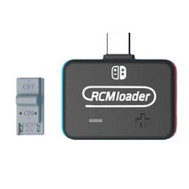 RCM 로더 자동 클립 지그 도구 동글 키트 호환 닌텐도 스위치 NS 액세서리, 0 Black