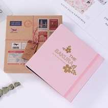 수납정리백 대용량 관광 입장권 기차 차표 영화표 수장 책 어음 수집함 콘서트 부표의 부본 카드 회원 명함 1658971611, 핑크 ·사쿠라 노 로맨스 추억 _선물