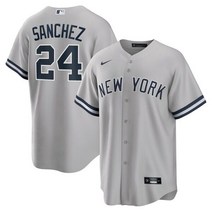 [해외] 나이키 저지 유니폼 MLB Gary Sanchez 뉴욕 양키스 로드 플레이어 네임 저지 그레이 871828