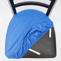 더퍼 식탁의자커버 가죽의자커버 늘어나는 의자 시트 커버, 가죽의자커버 35X35X7 블루