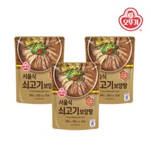 [오뚜기] 서울식 쇠고기 보양탕 500g x 3개, 상세페이지 참조