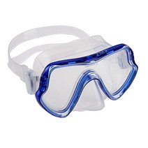 전문 실리콘 기어 스쿠버 다이빙 마스크 장비 스노클링 성인 안티-안개 uv 방수 수영다이빙 고글 남성 여성, 푸른