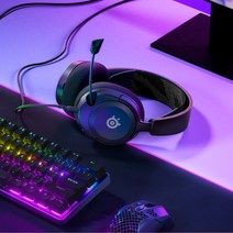 스틸시리즈 ARCTIS NOVA 1 유선 블랙 게이밍 헤드셋, 단품