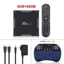 안드로이드 tv박스 ott 셋톱 박스 vontar x96 max plus android 9.0 tv box amlogic s905x3 쿼드 코어 4gb 32gb 64gb 4k, 협력사, 4GB 64GB 백라이트 키