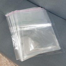 스태프 조공 간식 준비 접착식 투명 비닐봉투 100P