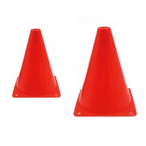 싸다구 대회 훈련용콘 23.5cm 칼라콘 꼬깔 컬러콘 체육 축구 축구콘 스포츠콘 삼각콘, 레드