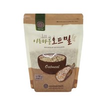 이든타운 오트밀 500g 압착 귀리 미국산 그래놀라바 만들기 다이어트 베이킹베이킹재료 하나베이킹푸드, 1개