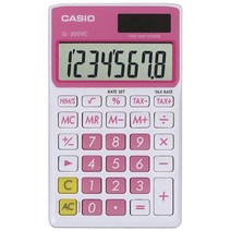 카시오 Casio 일반 전자계산기 핑크 (SL-300VC), Pink