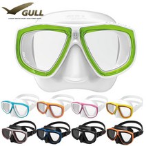 걸 스쿠버다이빙 마스크 수경 물안경 란제, SCL캐모그린X블랙