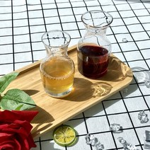 미니 투명 유리저그 195ml 소스컵 에소프레스 샷잔 소스병