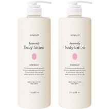 심플리오 헤븐리 비건인증 바디로션 500ml 와일드플라워, 6개, 1L