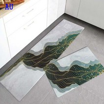 SKANDSALO 북유럽 PVC 싱크대 주방매트 발매트 특대 현관 깔개, AU_45x180cm