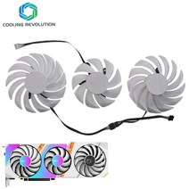다채로운 GeForce RTX 3080 Ti iGame 울트라 OC 화이트 그래픽 카드 팬용 4 핀 쿨러 팬 교체, 01 3PCS Set