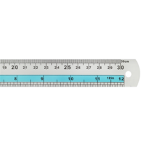 사무용방안자 스틸자 알루미늄자, 1개, B05 알루미늄자A 30cm_파랑