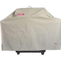 Weber Char-Broil 콜맨 가스 그릴에 맞는 182.9cm(72인치) 튼튼한 방수 가스 그릴 커버-베이지, black, 66