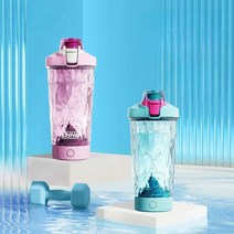 단백질 쉐이커 헬스 보충제 프로틴 충전식 오토믹스, 퍼플 500ml