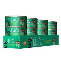 고양이 음수량 주식캔 티키캣 루아우 1BOX 12캔 (개당 80g), 참치&치킨(1BOX)