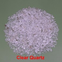 애완돌 반려돌 자연 다채로운 돌 자갈 미네랄 석영 치유 크리스탈 보석 만들기 대량 떨어졌다 홈 수족관, [02] 100g, [10] Clear Quartz