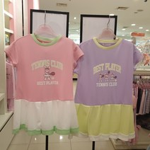 로엠걸즈 [23여름신상] 50%~~ 시원한 더블 매쉬 주름원피스 RGOM2341C