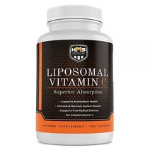 HMS Nutrition 프리미엄 리포조말 비타민C 1600mg Liposomal 180캡슐, 1개, 1