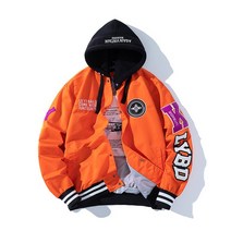 야구점퍼 남성브랜드 남성 폭격기 자켓 Streetwear 캐주얼 후드 봄 가을 힙합 야구 커플 겉옷