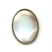 [대량] 자수용 오벌브로치(10개 묶음) - 중