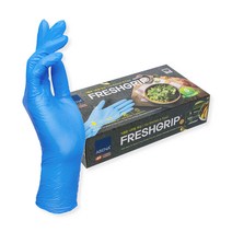 아베나 니트릴장갑 블루 요리용 쉐프 위생장갑 100매, M(중)