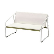 이케아주문 실내외 2인용소파 화이트 그린 베이지 잉마르쇠 118X69X69CM