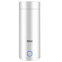 차박용 커피 포트 충전식 국내산 차량용전기포트 차량용 MIUI-휴대용 전기 주전자 400ml 차 커피 여행 끓, WHITE_AU
