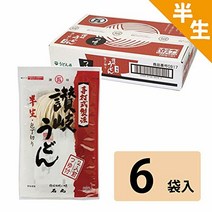 이시마루제면 반생 사누키 우동 부엌칼(츠유 첨부) 260g(2인분)×6봉투 상자 石丸製麺 半生讃岐うどん包丁切り(つゆ付) 260g(2人前)×6袋箱