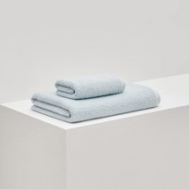 Calla Angel New York 최신 개발 목욕 타월 고급 타월 최상급 럭셔리 대형 푹신푹신 부드러운 두꺼운 고급면 이집트면 GIZA86 해외 미스트 시리즈(목욕 수건 1장 + 페이스타월 1장 베이비 블루)