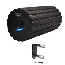 폼블러 진동폼롤러 피트니스 종아리 반원 요가 밸런스운동기구 필라테스, Black EU PLUG