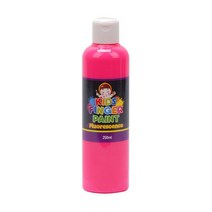키즈 핑거페인트 형광색250ml 낱색 핑거페인트, 형광 빨강