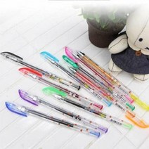 동아 미피 향기나는 펜 0.38 0.5 중성펜 향기펜, 0.5mm-하늘