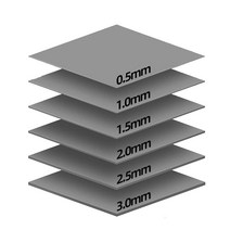 써멀패드 쿨러 서멀패드 쿨링 방열 열전도패드 사이즈다양, (써멀) 두께1mm - 200x200(mm)