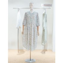 [써스데이아일랜드] 플로럴 브이넥 코쿤 원피스 T232AOP536W(2119095)