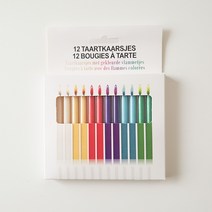 무지개 초 레인보우 특이한 생일초 색깔초 컬러초 예쁜 캔들 케이크 기념일 파티 홈파티