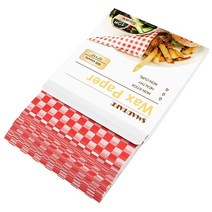 SMARTAKE 30.5 x 30.5cm(12 x 12인치) 왁스 용지 논스틱 햄버거 페이퍼 500장 사각형 샌드위치 분리기 포장지 점심 레스토랑 바베큐 피크닉 파티, Unbleached, Unbleached