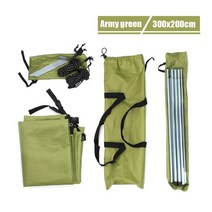 루프 탑 텐트 차량 용 어닝 하드 car Roof top tent awning 방수 uv 휴대 캠핑 자동차 옥상 비 캐노피 car 보호소 그늘 캠핑 사이드, 300x200cm