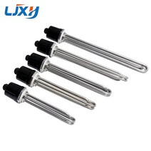 LJXH DN32 1 1/4inch BSP 스레드 전기 난방 파이프 온수기 침수 요소 3KW/4.5KW/6KW/9KW/12KW 220V/380V, 02 380V_02 4.5KW All 304SUS